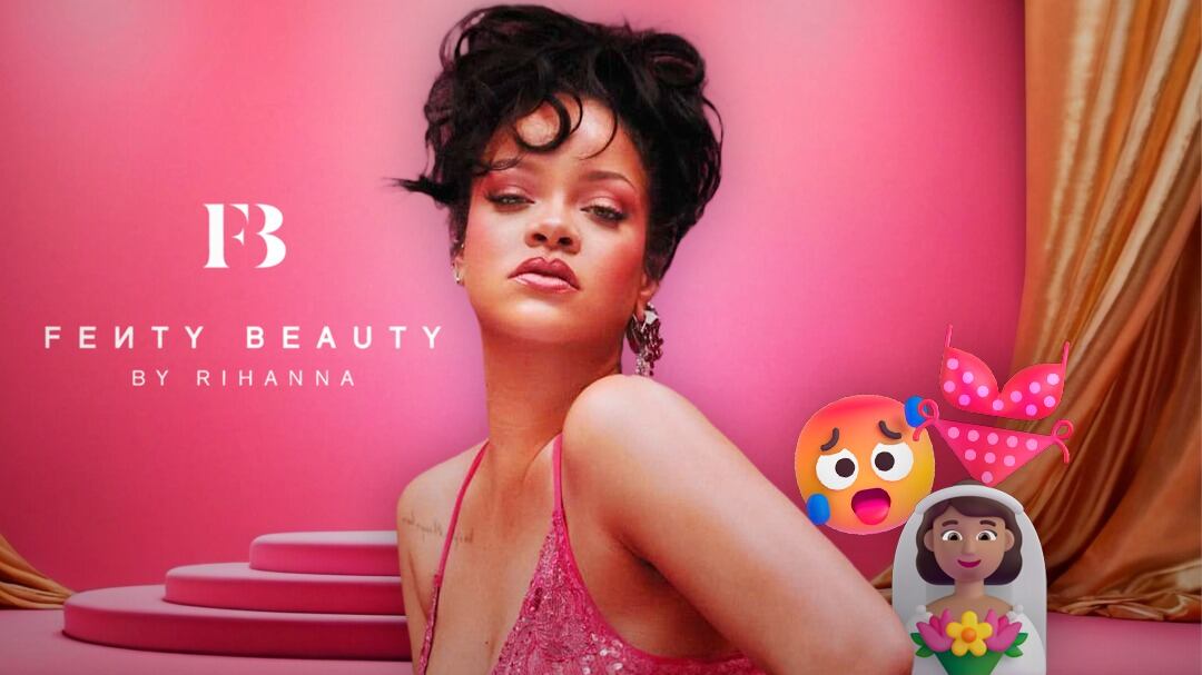 La sexy foto de Rihanna en lencería para su nueva colección de novias con Fenty