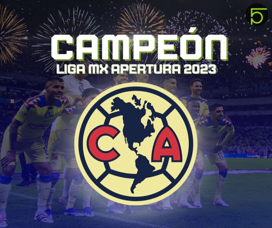 El Club América se coronó campeón del Apertura 2023.