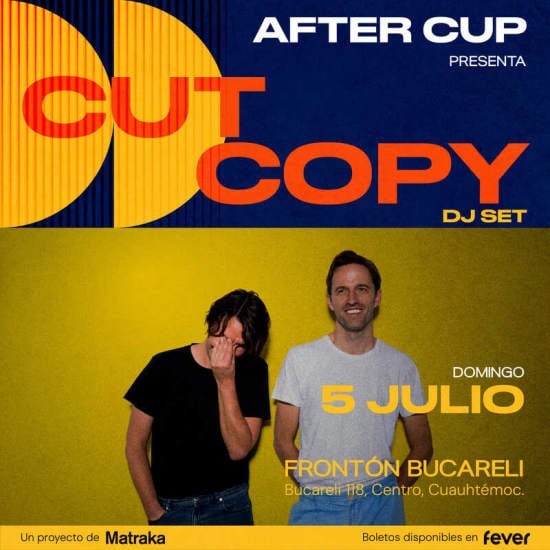 Concierto de Cut Copy en Frontón Bucareli