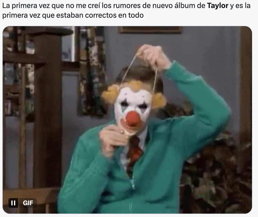 Los memes sobre The Life of a Showgirl, el nuevo disco de Taylor Swift