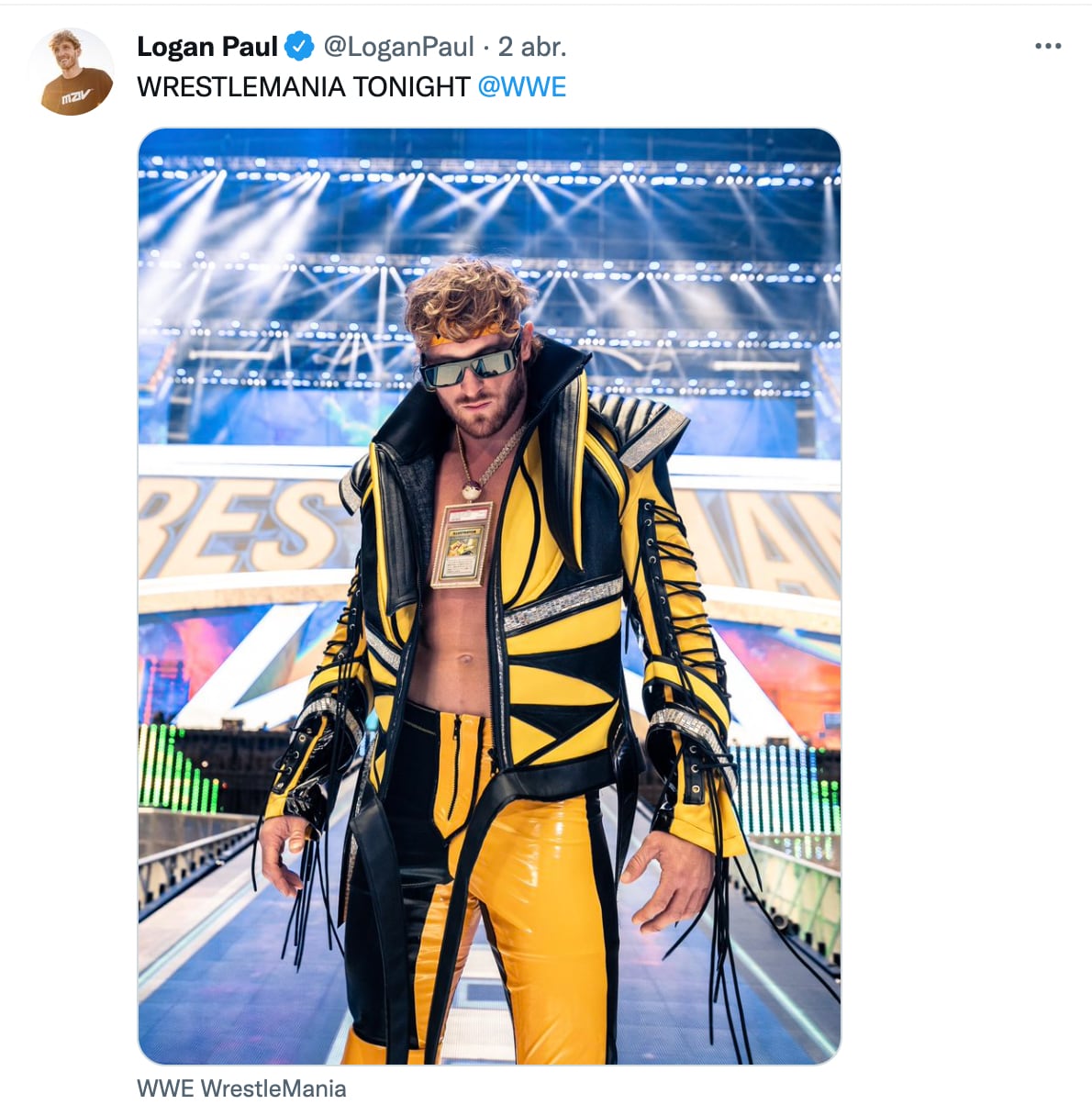 Logan Paul en Wrestlemania