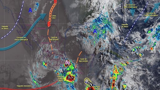 Conagua pronostica lluvias este 9 de junio por la tormenta tropical Boris