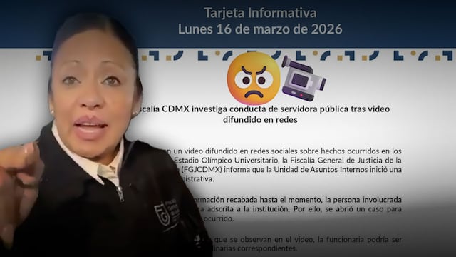 Fiscalía CDMX investiga a funcionaria por discriminar a policía en CU