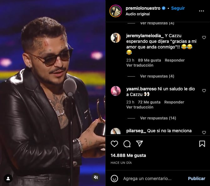 Christian Nodal fue duramente criticado