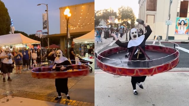 Monja de la feria, disfraz para Halloween