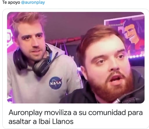 Memes de la pelea entre Ibai Llanos y AuronPlay