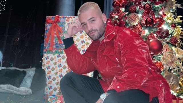 Maluma celebra la Navidad