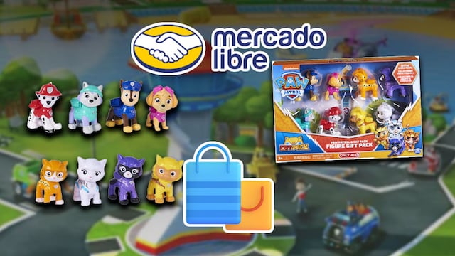 Mini figuras de Cat Pack y Paw Patrol