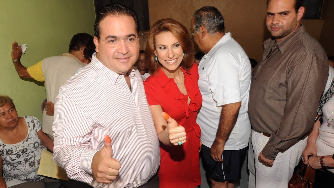 Javier Duarte y Karime Macías