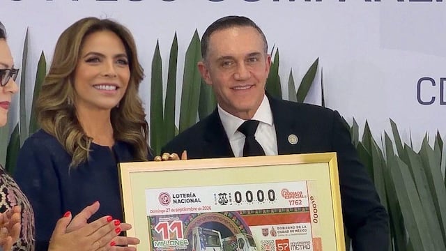 Lotería Nacional celebra los 57 años del Metro con billete conmemorativo