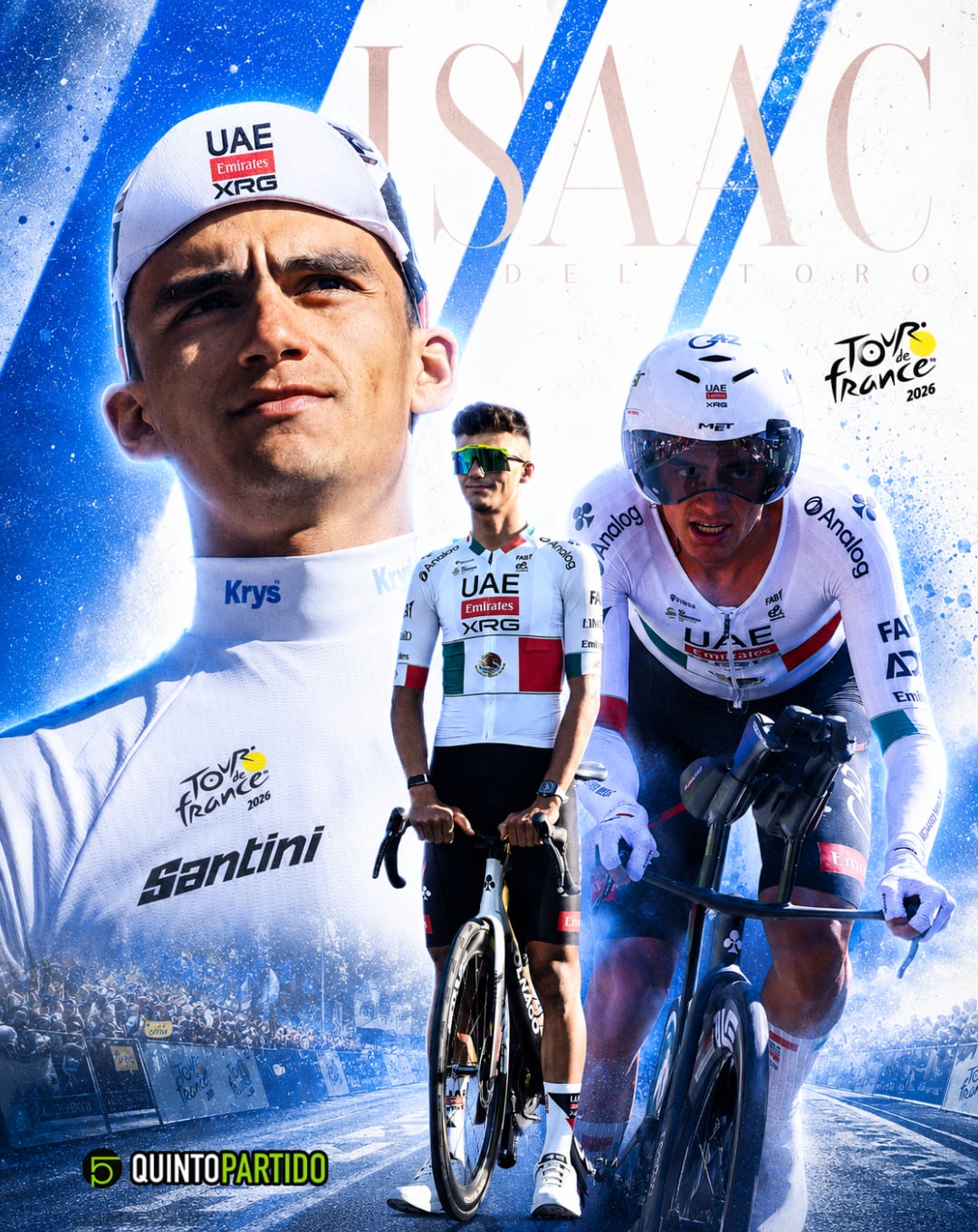 Isaac del Toro en el Tour de Francia 2026