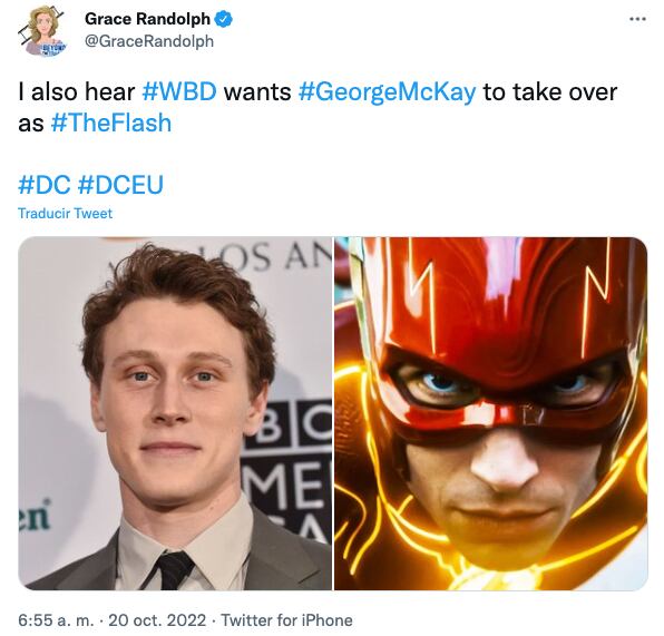 Insiders aseguran que Ezra Miller sería reemplazado en The Flash