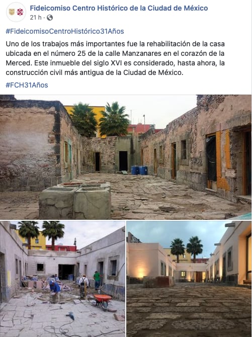 Captura de pantalla sobre rehabilitación de Manzanares 25/Facebook