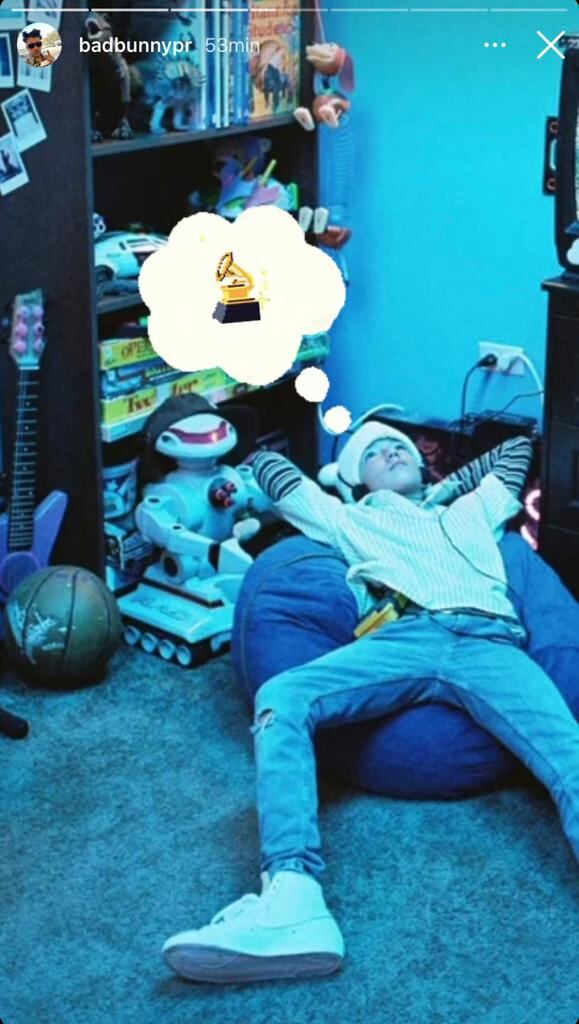 Bad Bunny en sus Instagram Stories