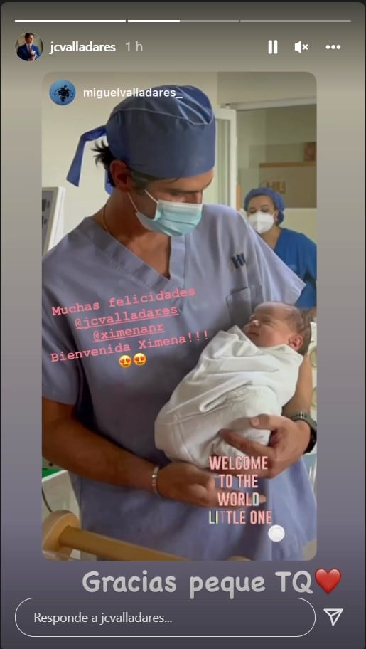 Bebé de Ximena Navarrete