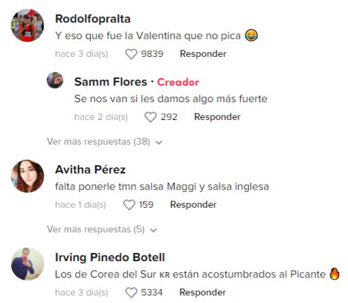 Reacciones a la joven que invita papas con valentina a sus amigos del extranjero