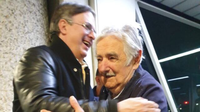 Marcelo Ebrard y José Mujica.