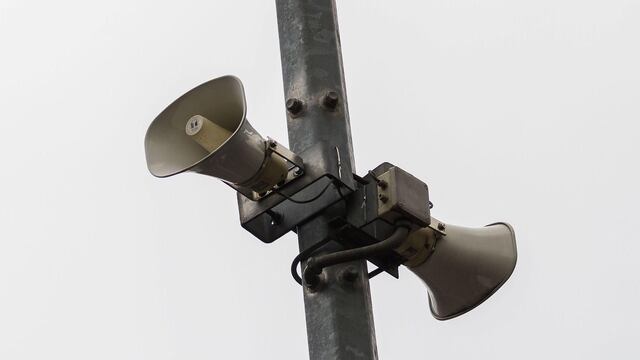 Bocinas de alerta sísmica