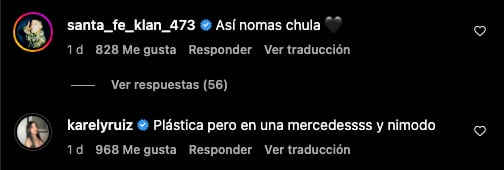 Karely Ruiz responde a quienes la critican
