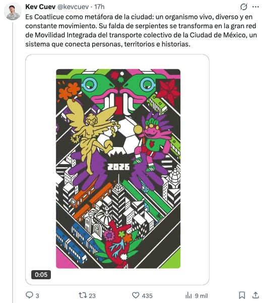 Diseño de la nueva tarjeta de movilidad de la CDMX edición Mundial 2026