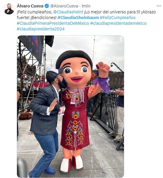 Felicitaciones a Claudia Sheinbaum