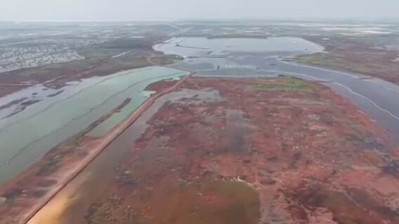 Las fotos que comprueban que el NAICM sí sufre de graves inundaciones