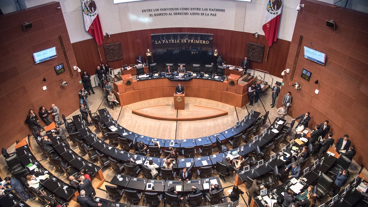 Sesión Ordinaria en la Cámara de Senadores.