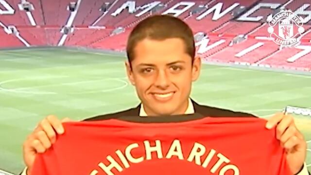 Video de Chicharito que publicó el Manchester United
