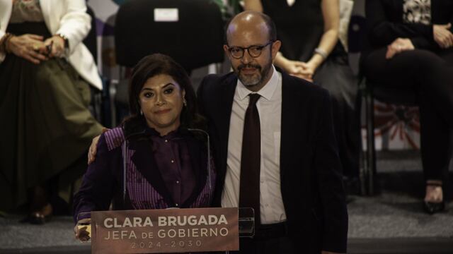 Clara Brugada e Inti Muñoz Santini