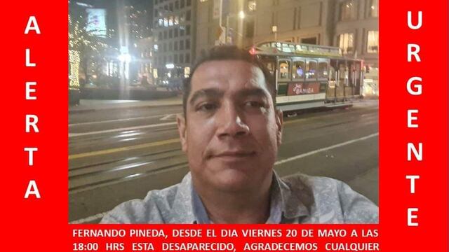 Fernando Pineda Trillo, empresario restaurantero, fue visto por última vez el 20 de mayo