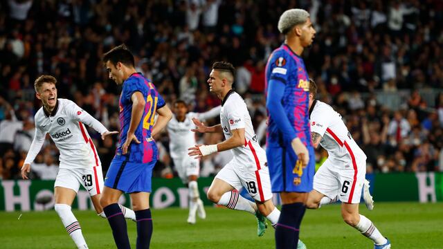 FC Barcelona quedó fuera ante el Eintracht Frankfurt
