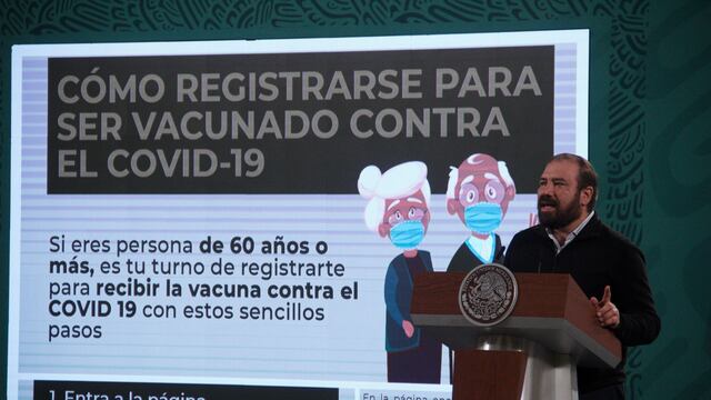 Plataforma para adultos mayores en la mañanera