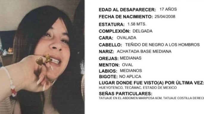 Yareth, alumna del Conalep Tecámac desaparecida, fue encontrada con vida en una bocina