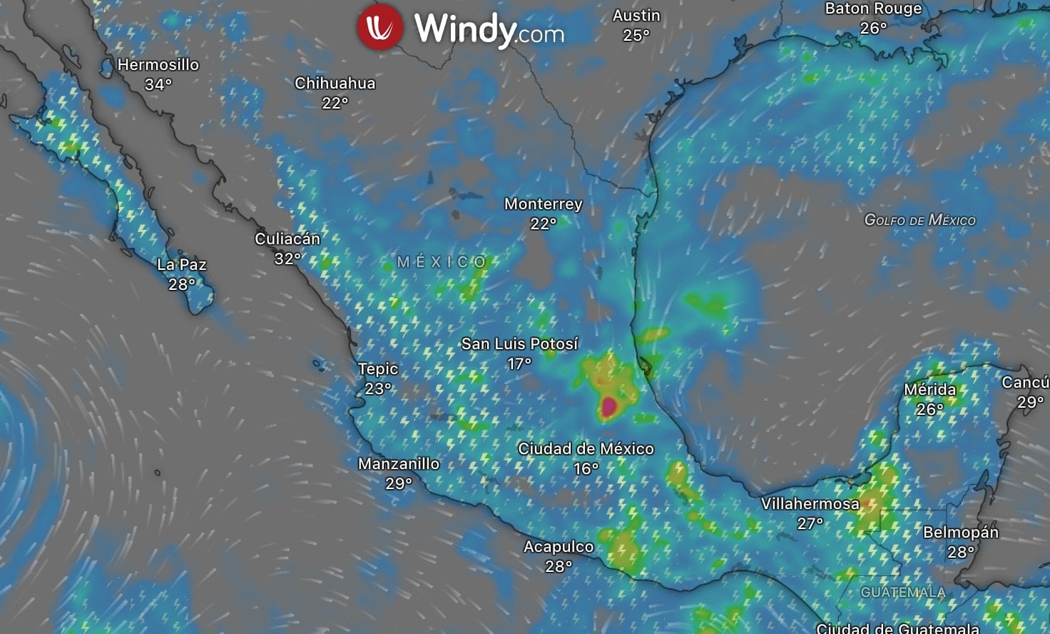 Chiapas y Tabasco bajo alerta: frente frío traerá lluvias torrenciales