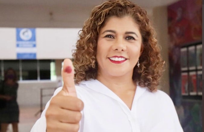 Leslie Hendricks, candidata del PRI a la gobernatura de Quintana Roo