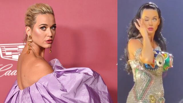 Katy Perry habla sobre su ojo de muñeca.