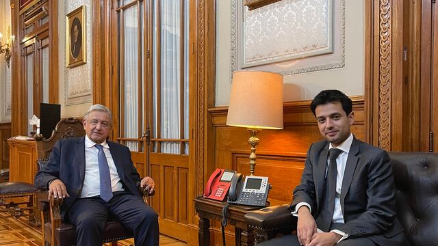 AMLO y Federico Manuel Arreola