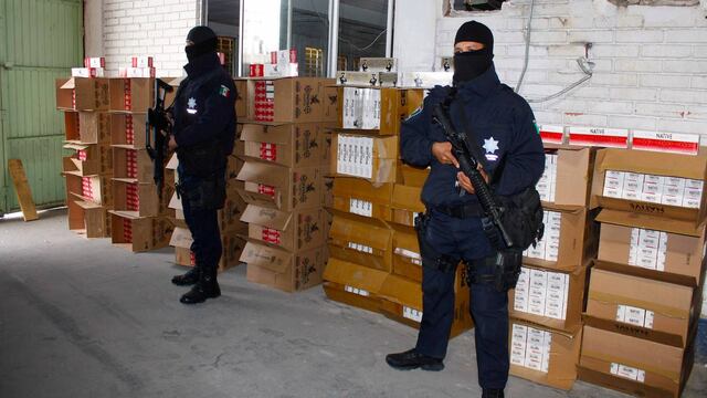 Decomiso de cigarros. Golpe en Coahuila.