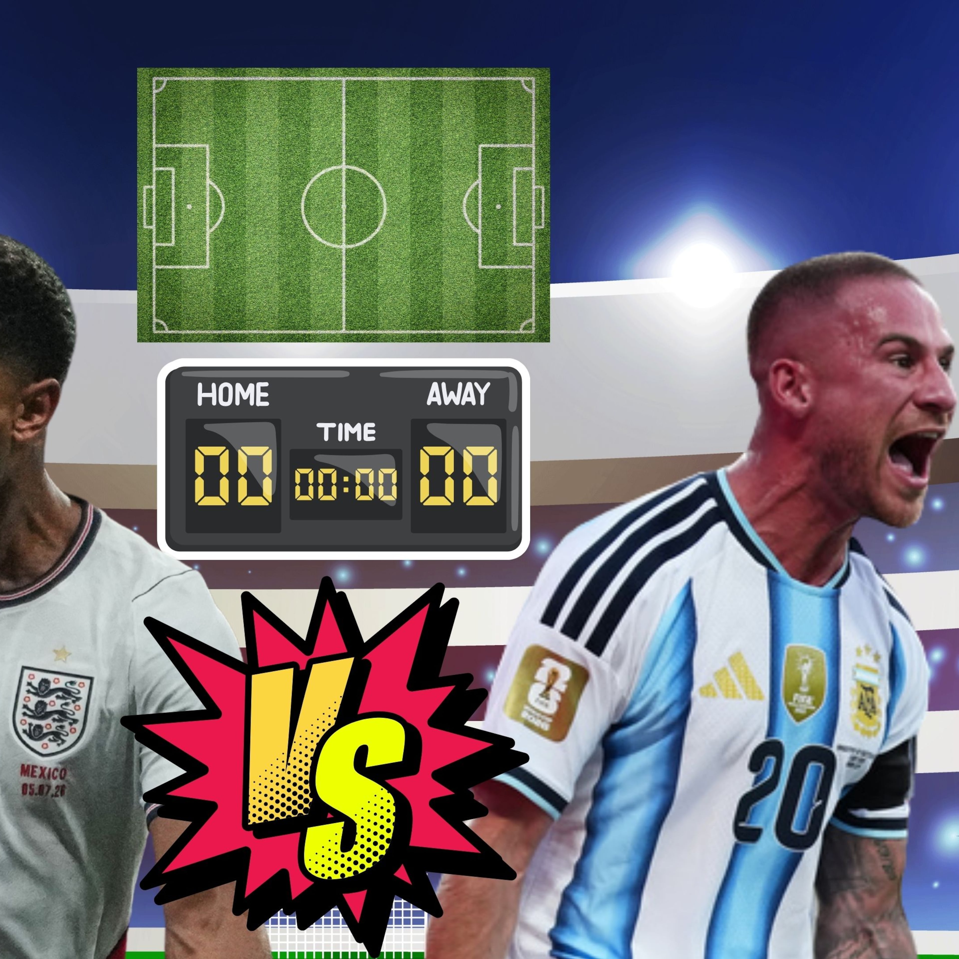 Inglaterra vs Argentina: pronóstico y posibles alineaciones de la semifinal en el Mundial 2026