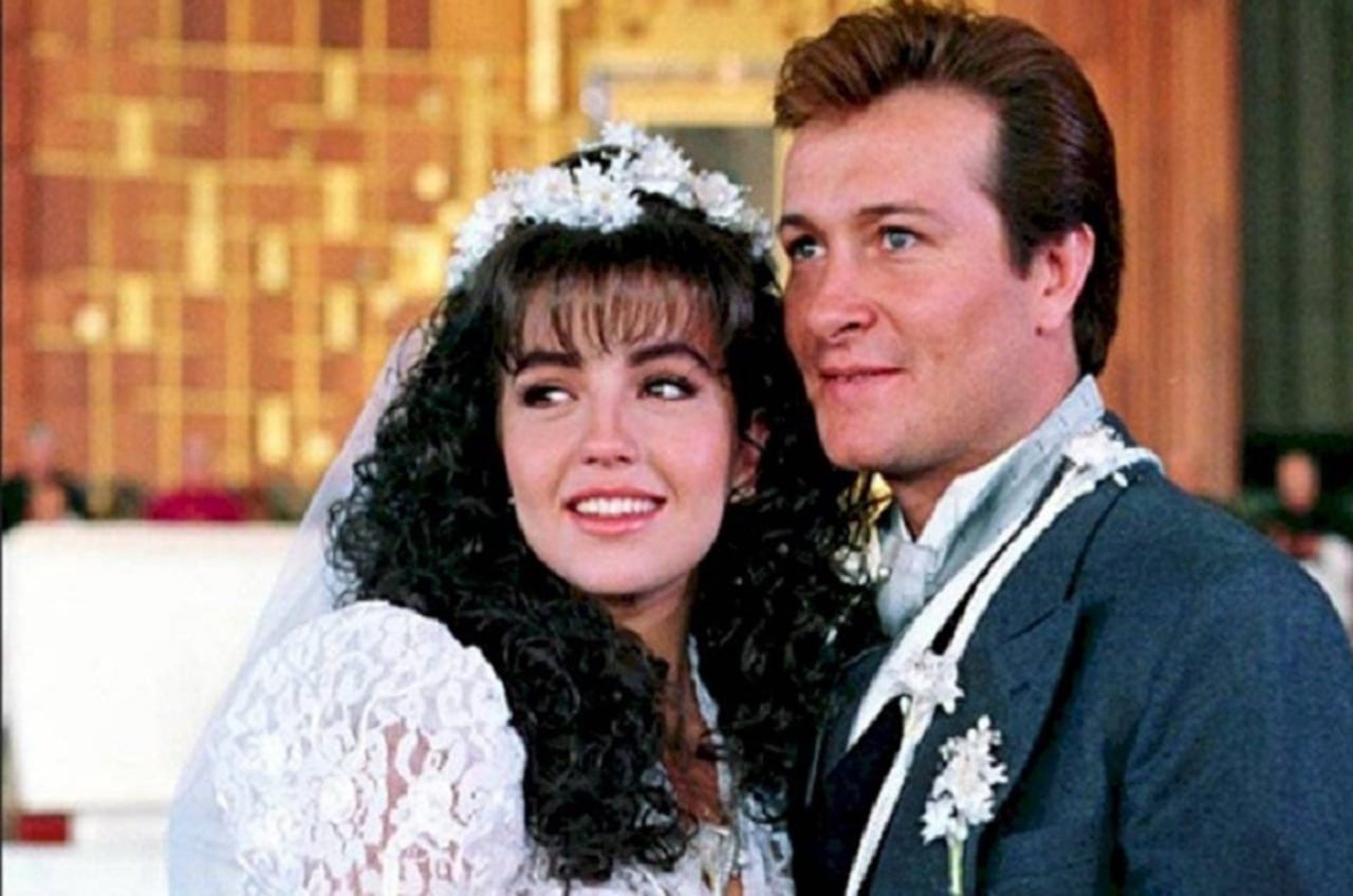 Thalía y Arturo Peniche en 'María Mercedes'.