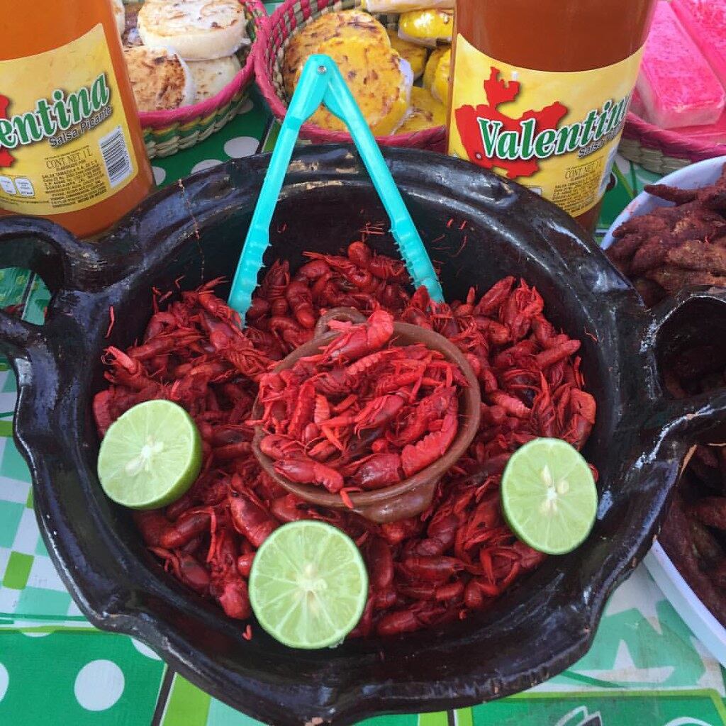 Acociles, insectos que se comen en México