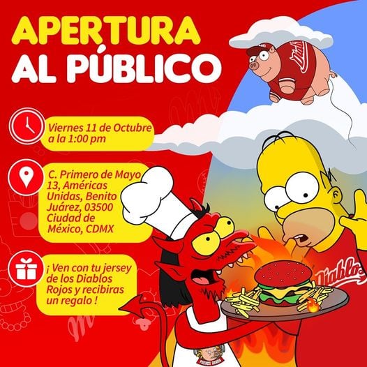 Restaurante de Los Simpsons en CDMX
