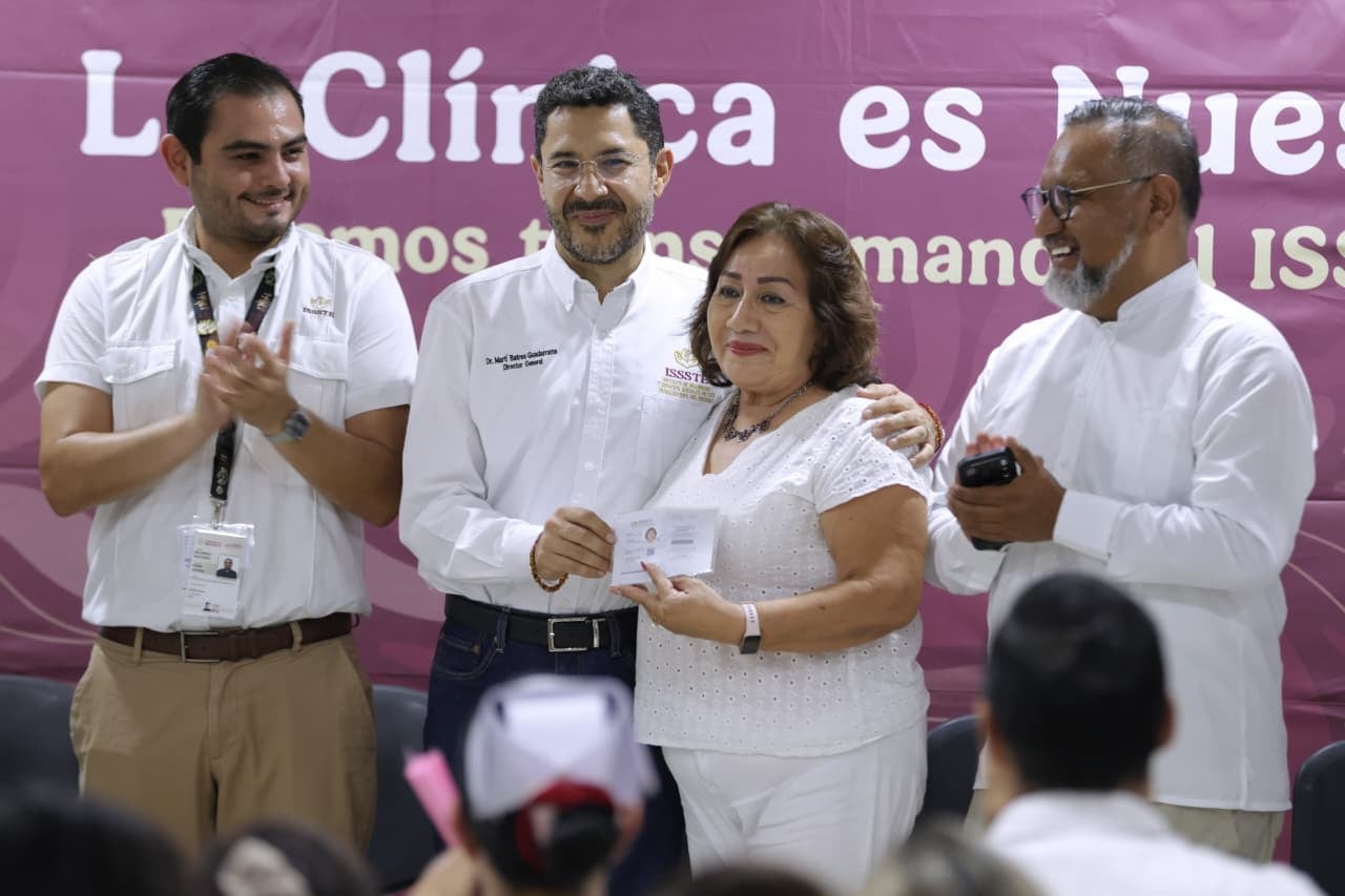 ISSSTE destacó un abasto de medicamentos cercano al 98% en Yucatán.