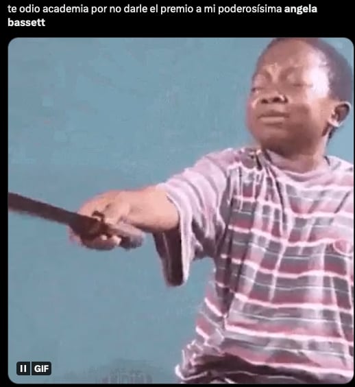 Le llueven memes a Angela Basett por su reacción en los Premios Oscar 2023.