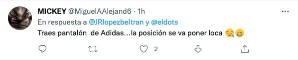 Tuit sobre la fotografía de la juventud revolucionaria de José Ramón López Beltrán