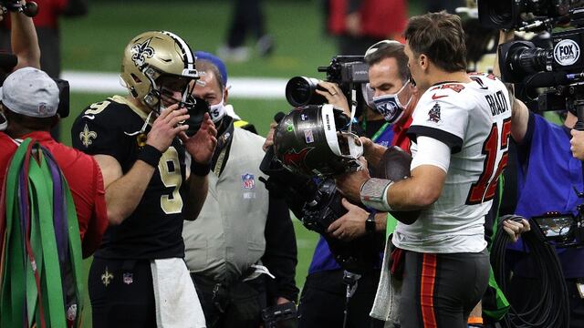 Drew Brees y Tom Brady
