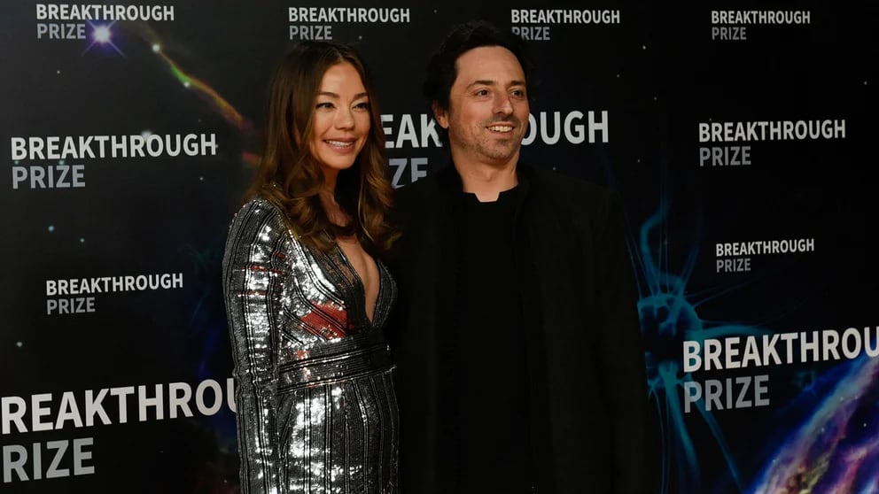 Sergey Brin y Nicole Shanahan
