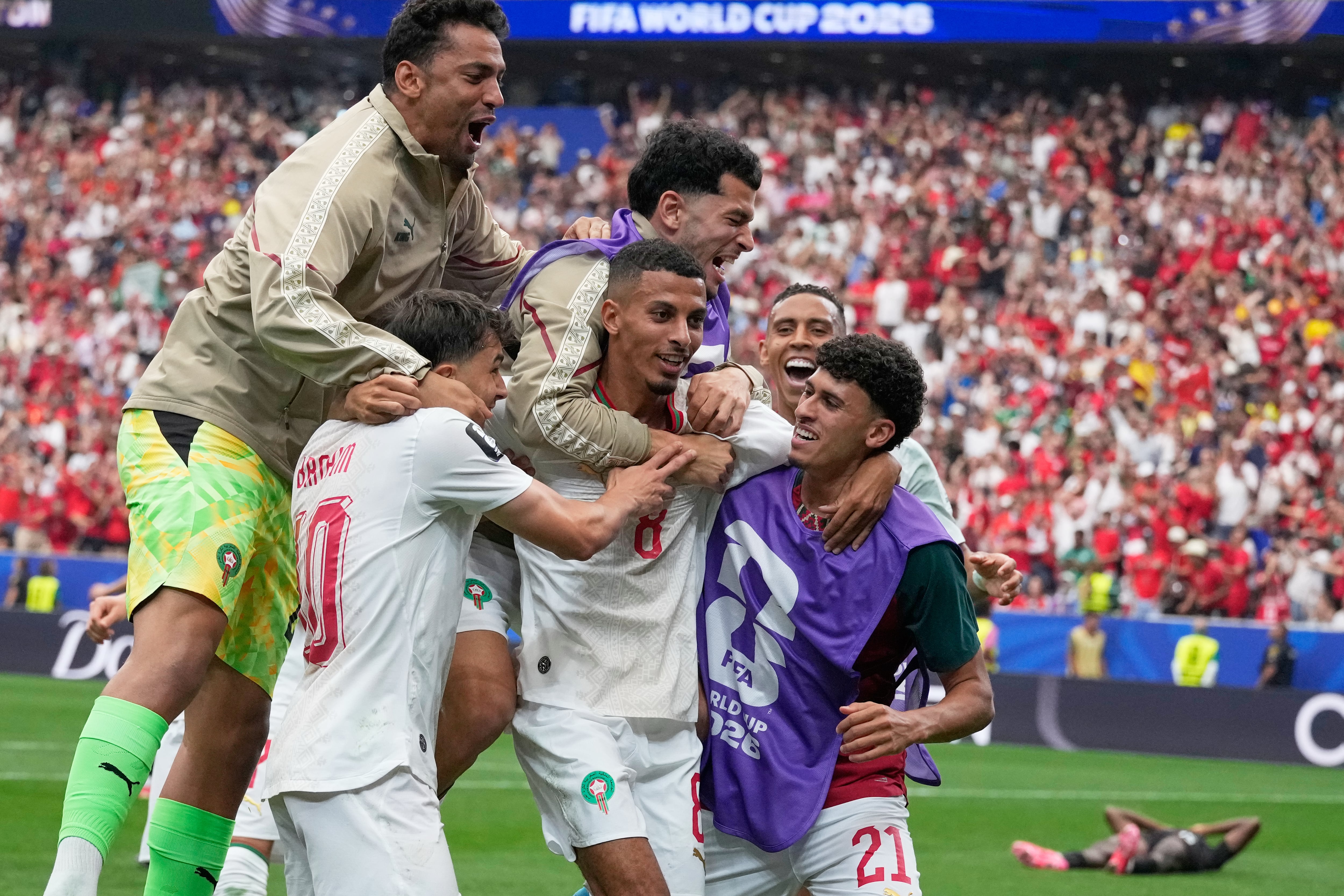 Marruecos celebra el pase a los cuartos de final del Mundial 2026