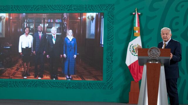 AMLO rindió un homenaje al presidente de Haití, Jovenel Moïse durante la mañanera