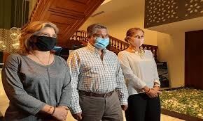 Sandra Pámanes Ortiz, Víctor Fuentes y Rebeca Clouthier